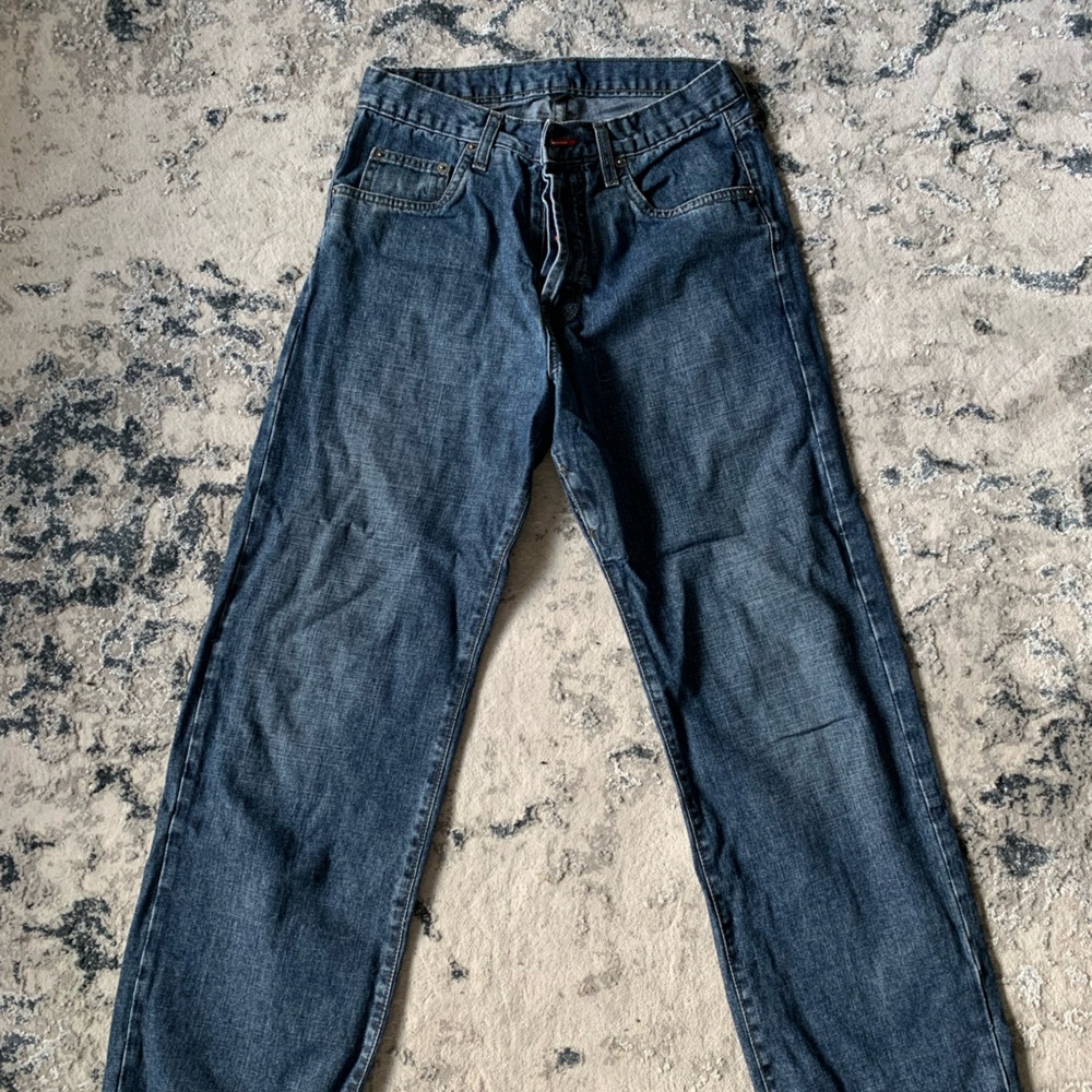 HURLEY STRAIGHT LEG MID WAISTED JEANS SIZE 28